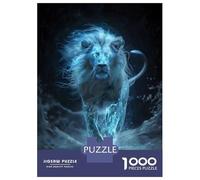 for Adults 1000 Piece Jigsaw Puzzle Celestial White Lion Jigsaw Puzzle Brain Teaser Game Hand Speed Race Fun Activities at Home 70x50cm/1000pcs