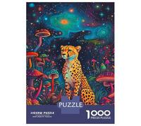 for Adults 1000 Piece Jigsaw Puzzle Cheetah in Dreamland Jigsaw for Adults Relax Games Hand Speed Race Fun Activities at Home 70x50cm/1000pcs