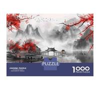for Adults 1000 Piece Jigsaw Puzzle Chinese Landscape Painting-1 Jigsaw for Adults Family Game Improve Memory Christmas Birthday Gifts 70x50cm/1000pcs
