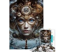 for Adults 1000 Piece Jigsaw Puzzle Clockwork Muse Jigsaw for Adults Family Game Precision Cutting Challenging Game Gifts (Size 75x50cm)