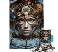 for Adults 1000 Piece Jigsaw Puzzle Clockwork Muse Jigsaw for Adults Family Game Precision Cutting Challenging Game Gifts (Size 38x26cm)