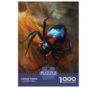 for Adults 1000 Piece Jigsaw Puzzle Colorful Black Widow Jigsaw for Adults Hands-on Game Wall Decoration Fun at Home Activities, 70x50cm/1000pcs