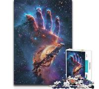 for Adults 1000 Piece Jigsaw Puzzle Cosmic Hand of Creation Presents for Women Impossible Game for And 14 Years And over (size 50x75cm)