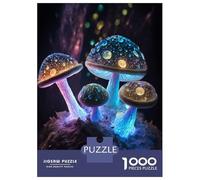 for Adults 1000 Piece Jigsaw Puzzle Cosmic Magic Mushroom Jigsaw Puzzle Brain Teaser Game Hand Speed Race Fun Activities at Home 52x38cm/1000pcs