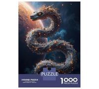for Adults 1000 Piece Jigsaw Puzzle Cosmic Serpent Puzzle for Adults Relaxing Games Birthday Present Unique Birthday And Xmas Gifts 70x50cm/1000pcs