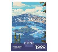 for Adults 1000 Piece Jigsaw Puzzle Crater Lake National Park Jigsaw Puzzle Relax Games Home Decoration Unique Birthday And Xmas Gifts 70x50cm/1000pcs