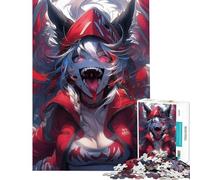 for Adults 1000 Piece Jigsaw Puzzle Crazy Cyberpunk Anime Girl 1000 Jigsaw Puzzle DIY Toys Difficult Challenge Birthday Present, Gifts, (38x52cm)