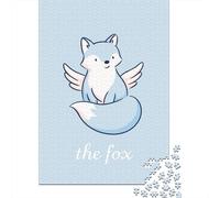 for Adults 1000 Piece Jigsaw Puzzle Cute Fox Sticker Pack Adult Jigsaw Toy Wall Decor Difficult Challenge Fun at Home Activities, 70x50cm/1000pcs