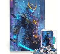 for Adults 1000 Piece Jigsaw Puzzle Cyberpunk Samurai, Hands-on Game, Fun Activities at Home, Deal As Gifts for The Whole Family 38x26cm