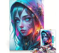 for Adults 1000 Piece Jigsaw Puzzle Cyberpunk Spider Queen, DIY Toys, Staycation Kill Time, Unique Birthday And Gifts 38x52cm