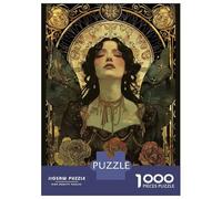 for Adults 1000 Piece Jigsaw Puzzle Dark Snowwhite Adult Jigsaw Puzzle Relax Games Staycation Kill Time Fun Activities at Home 70x50cm/1000pcs