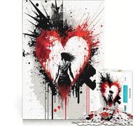 for Adults 1000 Piece Jigsaw Puzzle Deadly Infatuation, Fun Games, Parent-child Interaction, Every Piece Is Unique 38x26cm