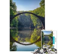 for Adults 1000 Piece Jigsaw Puzzle Devils Bridge Germany Jigsaw for Adults Family Game Wall Decoration Fun Activities at Home (Size 38x26cm)