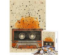 for Adults 1000 Piece Jigsaw Puzzle Drums Abstract Rhythm Home Decoration Toys Gift Birthday Practical Game Fun Activities at Home Size 50x75cm