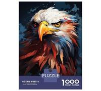 for Adults 1000 Piece Jigsaw Puzzle Eagle Head Art Print-2 Adult Jigsaw Fun Games But Fun And Humorous Christmas Birthday Gifts 70x50cm/1000pcs