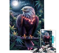 for Adults 1000 Piece Jigsaw Puzzle Eagle in The Twilight Challenging To Complete Family Activities Family Game Suitable for People Aged 14 And Above (38x26cm)