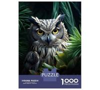for Adults 1000 Piece Jigsaw Puzzle Eagle Owl Wall Art Print Adult Puzzles DIY Toys Presents for Women Unique Birthday And Xmas Gifts 70x50cm/1000pcs