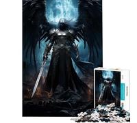 for Adults 1000 Piece Jigsaw Puzzle Fallen Knight Angel 1000 Jigsaw Puzzle DIY Toys Difficult Challenge Birthday Present, Gifts, (50x75cm)