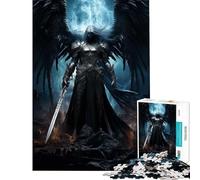 for Adults 1000 Piece Jigsaw Puzzle Fallen Knight Angel 1000 Jigsaw Puzzle DIY Toys Difficult Challenge Birthday Present, Gifts, (38x26cm)