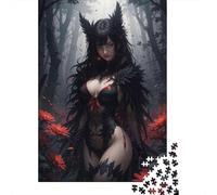 for Adults 1000 Piece Jigsaw Puzzle Fantasy Forest Fairy Woman Adult Jigsaw Puzzle Brain Teaser Game For Family Fun Christmas Birthday Gifts 70x50cm/1000pcs