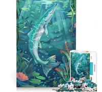 for Adults 1000 Piece Jigsaw Puzzle Fish Underwater, Fun Games, Parent-child Interaction, Every Piece Is Unique 38x52cm
