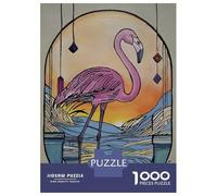 for Adults 1000 Piece Jigsaw Puzzle Flamingo Puzzle for Adults Relaxing Games Birthday Present Unique Birthday And Xmas Gifts 52x38cm/1000pcs