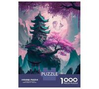 for Adults 1000 Piece Jigsaw Puzzle Floating Palace Japan Jigsaw for Adults Hands-on Game Wall Decoration Fun at Home Activities, 70x50cm/1000pcs