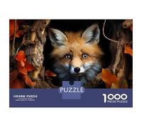 for Adults 1000 Piece Jigsaw Puzzle Fox in The Forest Jigsaw Puzzle Brain Teaser Game Hand Speed Race Fun Activities at Home 70x50cm/1000pcs