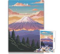 for Adults 1000 Piece Jigsaw Puzzle Fujis Tranquil Dawn Enjoy Peaceful Quiet Moments High Accuracy Cutting Craft Play Toy Size 38x52cm