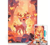 for Adults 1000 Piece Jigsaw Puzzle Furry Friends Pixels, Fun Games, Challenging To Complete, Improving Love between Couples 38x26cm