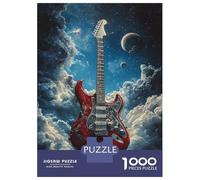 for Adults 1000 Piece Jigsaw Puzzle Galactic Guitar Dreams -1 Jigsaw Puzzle Relax Games Home Decoration Unique Birthday And Xmas Gifts 38x26cm/1000pcs