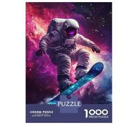 for Adults 1000 Piece Jigsaw Puzzle Galactic Snowboarding -1 Puzzle for Adults Relaxing Games Birthday Present Unique Birthday And Xmas Gifts 70x50cm/1000pcs
