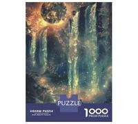 for Adults 1000 Piece Jigsaw Puzzle Galactic Waterfall Adventure Adult Jigsaw Puzzle Relax Games Staycation Kill Time Fun Activities at Home 52x38cm/1000pcs