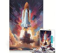 for Adults 1000 Piece Jigsaw Puzzle Galaxy Mission, Fun Games, Challenging To Complete, Improving Love between Couples 38x26cm