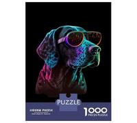 for Adults 1000 Piece Jigsaw Puzzle German Shorthaired Pointer Teenager Puzzles DIY Toys Difficult Challenge Challenging Game Gifts 52x38cm/1000pcs