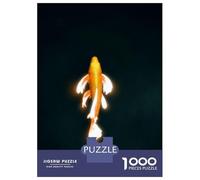 for Adults 1000 Piece Jigsaw Puzzle Glowing Koi Fish Dark Pond Teenager Puzzles DIY Toys Difficult Challenge Challenging Game Gifts 70x50cm/1000pcs