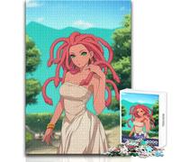 for Adults 1000 Piece Jigsaw Puzzle Gorgon's Grace Enjoy Peaceful Quiet Moments High Accuracy Cutting Craft Play Toy Size 38x52cm