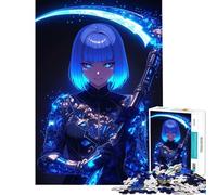 for Adults 1000 Piece Jigsaw Puzzle Gothic Scythe Wielder Difficult And Challenge A Work of Art Educational Games Suitable for People Aged 14 And Above (50x75cm)