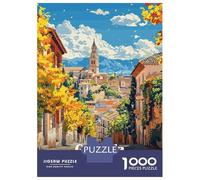 for Adults 1000 Piece Jigsaw Puzzle Granada, Spain, Autumn Cityscape Adult Puzzles Family Games Difficult Challenge Fun Activities at Home 38x26cm/1000pcs