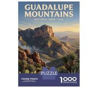 for Adults 1000 Piece Jigsaw Puzzle Guadalupe Mountains National Park Jigsaw Brain Teaser Game Home Decoration Unique Birthday And Xmas Gifts 38x26cm/1000pcs