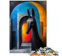 for Adults 1000 Piece Jigsaw Puzzle Guardian of The Portal Fun at Home Activities, Hand Speed Race Family Game Suitable for People Aged 14 And Above (38x26cm)