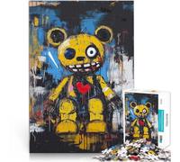 for Adults 1000 Piece Jigsaw Puzzle Here Teddy Made of cardboard，for age 14 years and over Toys for family entertainment Difficult Hard Gifts for Women Men 。size：26x38cm/10.24x14.96inch