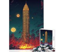 for Adults 1000 Piece Jigsaw Puzzle Horizon Omega Expedition Toy Wall Decor Art Work Gift Hands-on Game Enhance Love between Couples Size 38x52cm