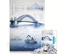 for Adults 1000 Piece Jigsaw Puzzle Iconic Australian EleganceIconic Australian Elegance, Impossible Game, Fun at Home Activities, Artists' Collection, Fine Arts (38x26cm)
