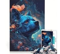 for Adults 1000 Piece Jigsaw Puzzle Jack Russell Terrier Dog, Hands-on Game, Pattern Assembly, Unique Birthday And Gifts (50x75cm)