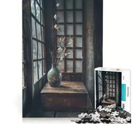 for Adults 1000 Piece Jigsaw Puzzle Japan Traditional Interior, Impossible Game, Fun at Home Activities, Artists' Collection, Fine Arts (38x26cm)