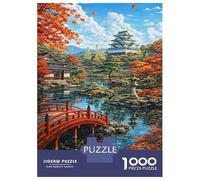 for Adults 1000 Piece Jigsaw Puzzle Kanazawa Japan Autumn Scenery Jigsaw Puzzle Relax Games Home Decoration Unique Birthday And Xmas Gifts 52x38cm/1000pcs