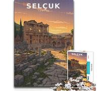 for Adults 1000 Piece Jigsaw Puzzle Marble Shadows of An Ancient City Presents for Women Impossible Game for And 14 Years And over (size 50x75cm)