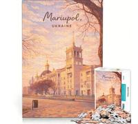 for Adults 1000 Piece Jigsaw Puzzle Mariupol, Ukraine, Fun Games, Parent-child Interaction, Every Piece Is Unique 38x52cm