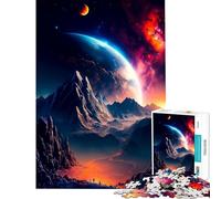 for Adults 1000 Piece Jigsaw Puzzle Martian Mountains Toy Intellectual Game Impossible Game for The Whole for Women Men (Size 38x26cm)